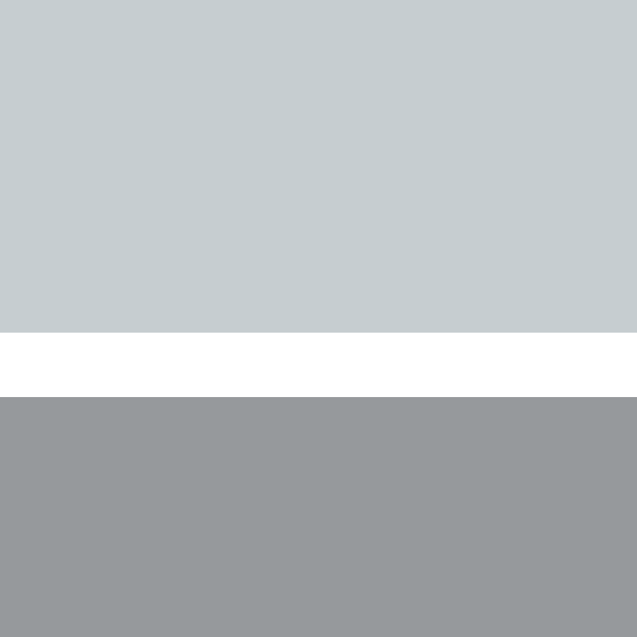 Flat square study: a wide low block of grey beneath a narrow pale band of sky.